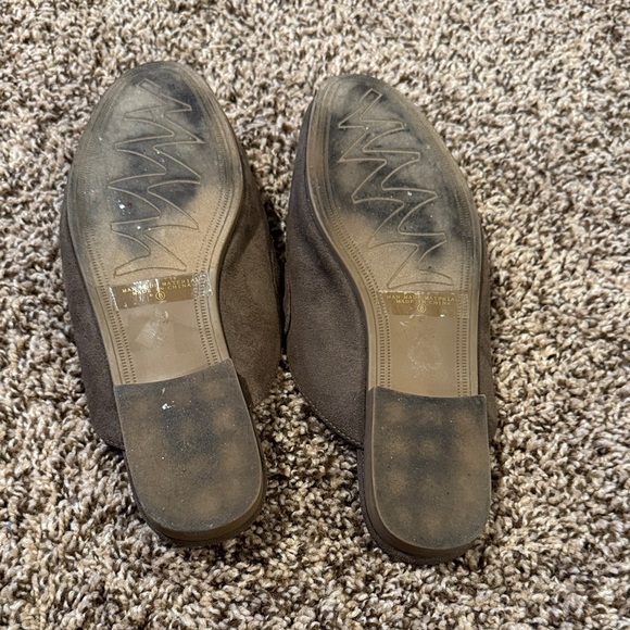 Brown Tassel Faux Suede Slides - Picture 3 of 4